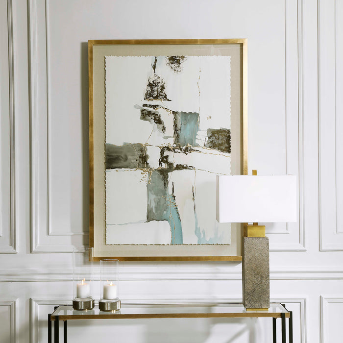 Crosswalk Wall Art Light Gold/champagne-Mirrors/Pictures-Uttermost-Lighting Design Store