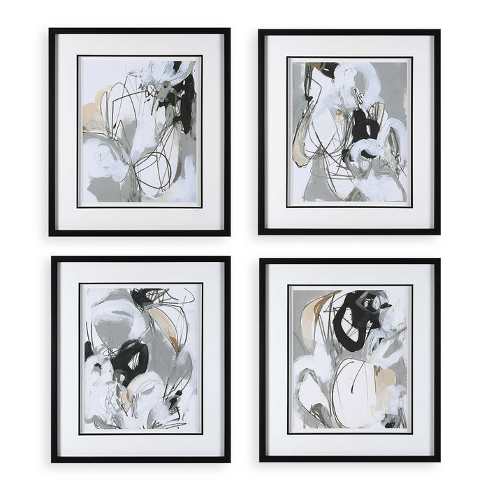 Tangled Threads Framed Prints Black-Mirrors/Pictures-Uttermost-Lighting Design Store