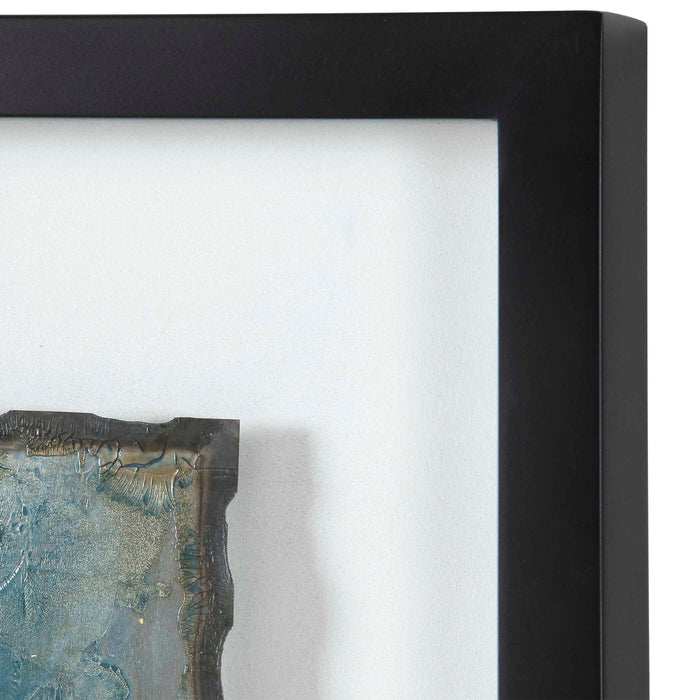 Glimmering Agate Abstract Prints Black-Mirrors/Pictures-Uttermost-Lighting Design Store