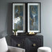 Glimmering Agate Abstract Prints Black-Mirrors/Pictures-Uttermost-Lighting Design Store