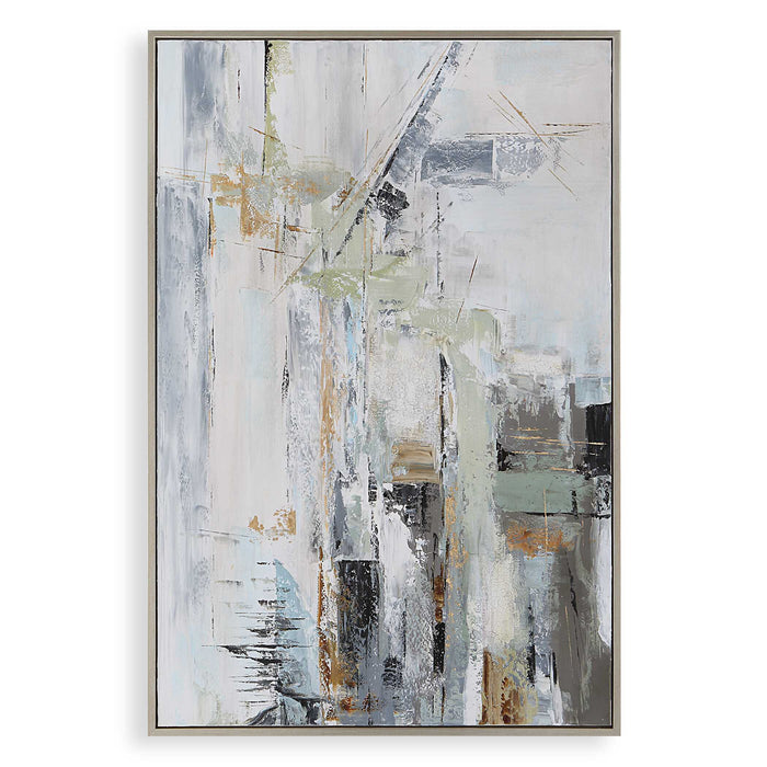 Natural Springs Canvas Art Silver-Mirrors/Pictures-Uttermost-Lighting Design Store