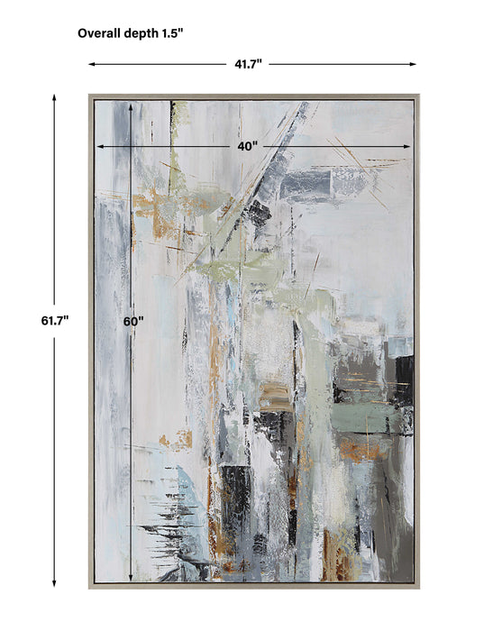 Natural Springs Canvas Art Silver-Mirrors/Pictures-Uttermost-Lighting Design Store