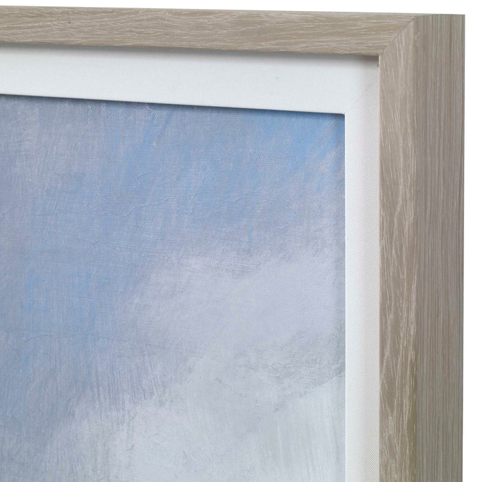 Distant Land Framed Print Natural Pine Wood-Mirrors/Pictures-Uttermost-Lighting Design Store