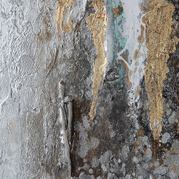 Mountain Mist Hand Painted Canvas Black-Mirrors/Pictures-Uttermost-Lighting Design Store