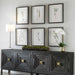 Forest Finds Framed Prints, S/6 Dark Espresso-Mirrors/Pictures-Uttermost-Lighting Design Store