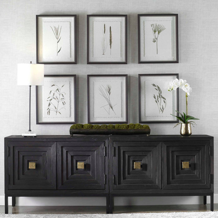 Forest Finds Framed Prints, S/6 Dark Espresso-Mirrors/Pictures-Uttermost-Lighting Design Store
