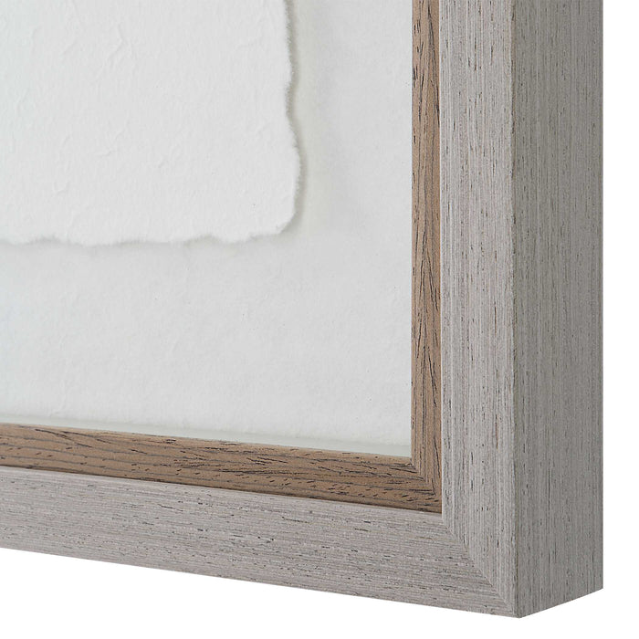 Wildflower Study Framed Prints, S/4 Light Gray-Mirrors/Pictures-Uttermost-Lighting Design Store