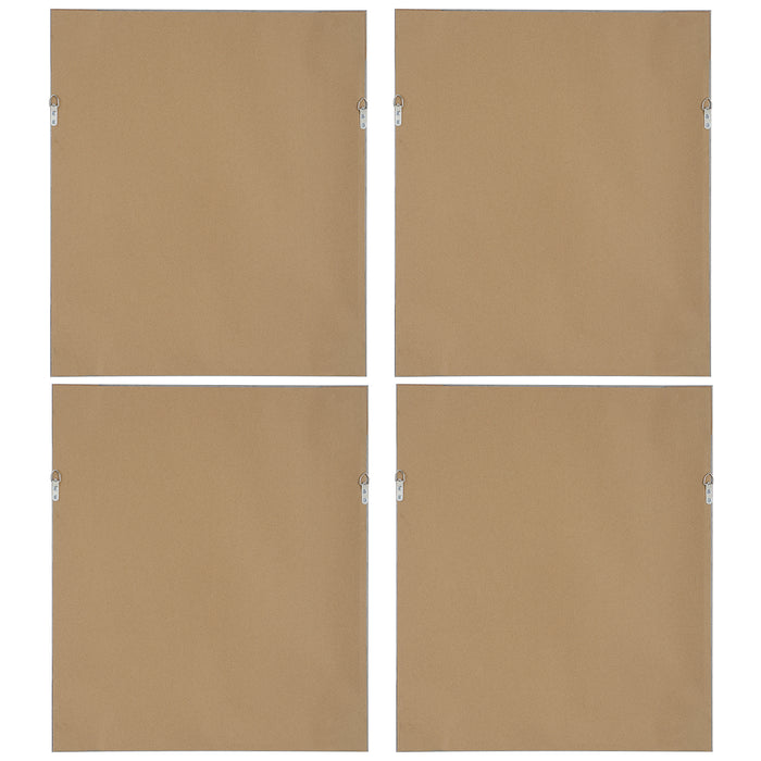 Wildflower Study Framed Prints, S/4 Light Gray-Mirrors/Pictures-Uttermost-Lighting Design Store