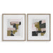 Color Block Framed Prints, Set/2 Solid Wood-Mirrors/Pictures-Uttermost-Lighting Design Store