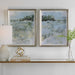 Far Away View Framed Prints, Set/2 Champagne Silver-Mirrors/Pictures-Uttermost-Lighting Design Store
