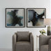 Telescopic Framed Prints, Set/2 Dark Gray Gunmetal-Mirrors/Pictures-Uttermost-Lighting Design Store