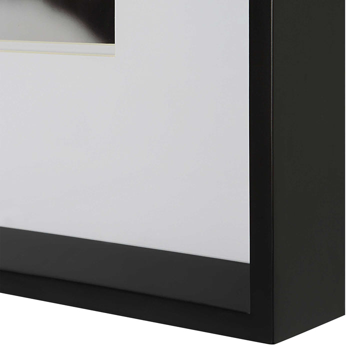 Eye Of The Beholder Framed Print Satin Black Chamfered Edge-Mirrors/Pictures-Uttermost-Lighting Design Store