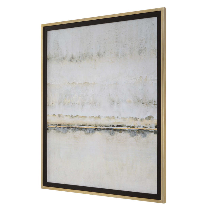 Gilded Horizon Framed Print Antique Gold Leaf-Mirrors/Pictures-Uttermost-Lighting Design Store