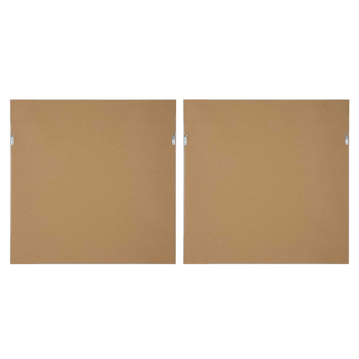 Mist Shapes Wall Art Light Gray Wood-Mirrors/Pictures-Uttermost-Lighting Design Store