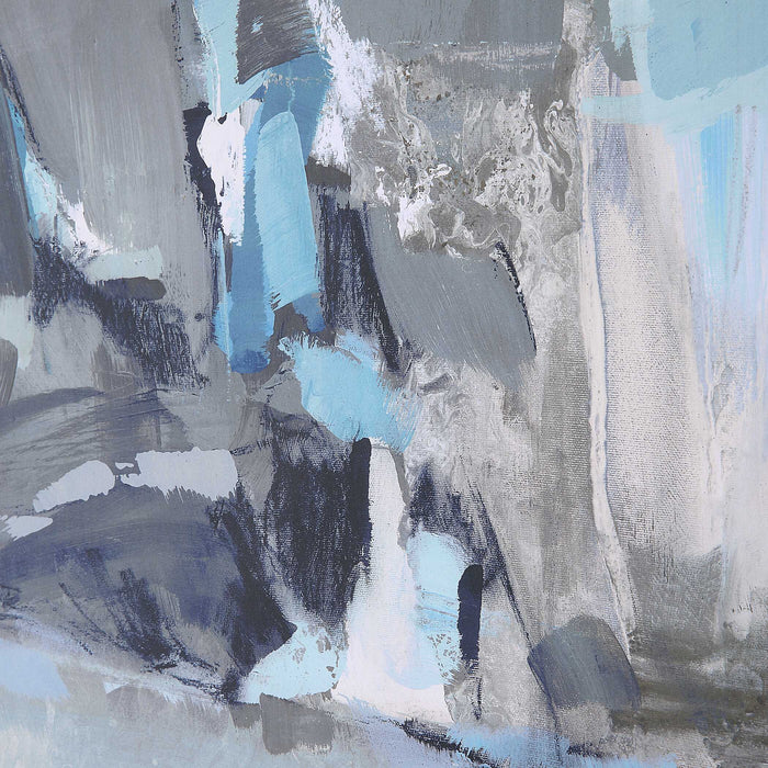 Misty Moonlight Wall Art Pine Wood-Mirrors/Pictures-Uttermost-Lighting Design Store