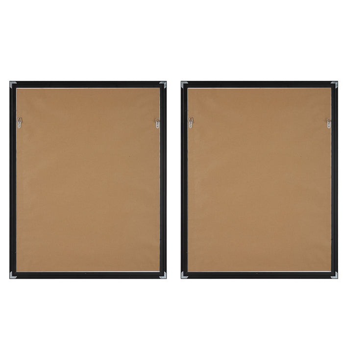 Winterland Wall Art Satin Black-Mirrors/Pictures-Uttermost-Lighting Design Store