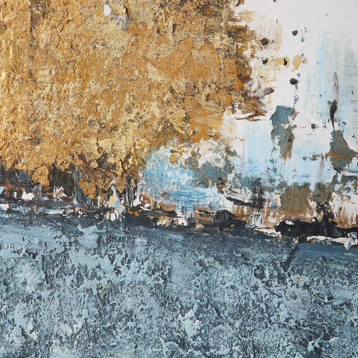 Stacked Against Wall Art Gold-Mirrors/Pictures-Uttermost-Lighting Design Store