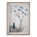 Blue Flowers Print Blue, Gray And Natural-Mirrors/Pictures-Uttermost-Lighting Design Store