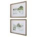 Serene Framed Prints, Set/2 Gray Washed Pine-Mirrors/Pictures-Uttermost-Lighting Design Store