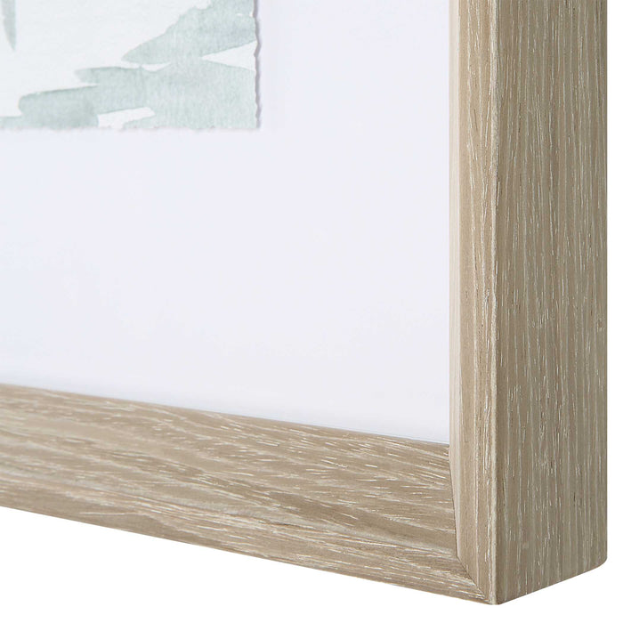 Serene Framed Prints, Set/2 Gray Washed Pine-Mirrors/Pictures-Uttermost-Lighting Design Store