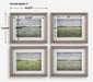 Quiet Meadows Framed Prints, S/4-Uttermost-Lighting Design Store