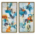 Casual Moments Abstract Art, Set/2 Gold-Mirrors/Pictures-Uttermost-Lighting Design Store