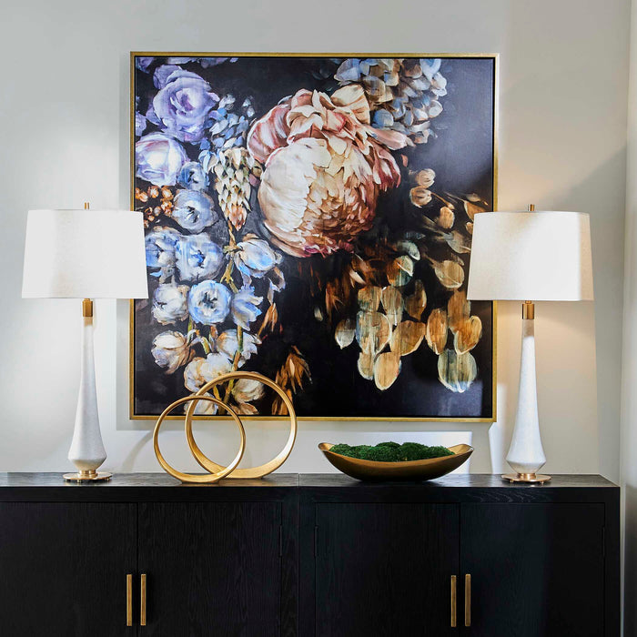 Natural Wonder Floral Art Gold-Mirrors/Pictures-Uttermost-Lighting Design Store