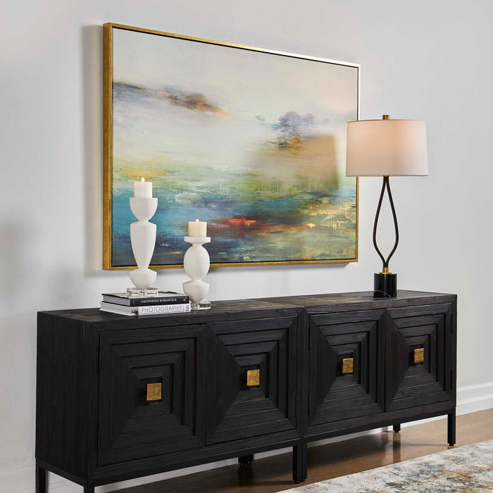 Textured Landscape Art Gold-Mirrors/Pictures-Uttermost-Lighting Design Store