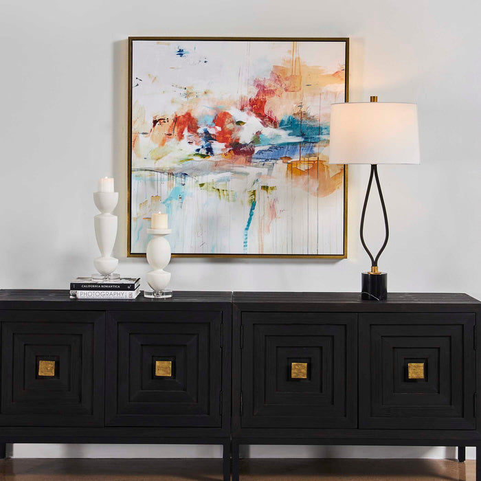 Dream State Abstract Art Gold-Mirrors/Pictures-Uttermost-Lighting Design Store