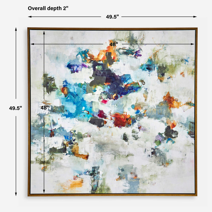 Rock & Roll Abstract Art Gold-Mirrors/Pictures-Uttermost-Lighting Design Store