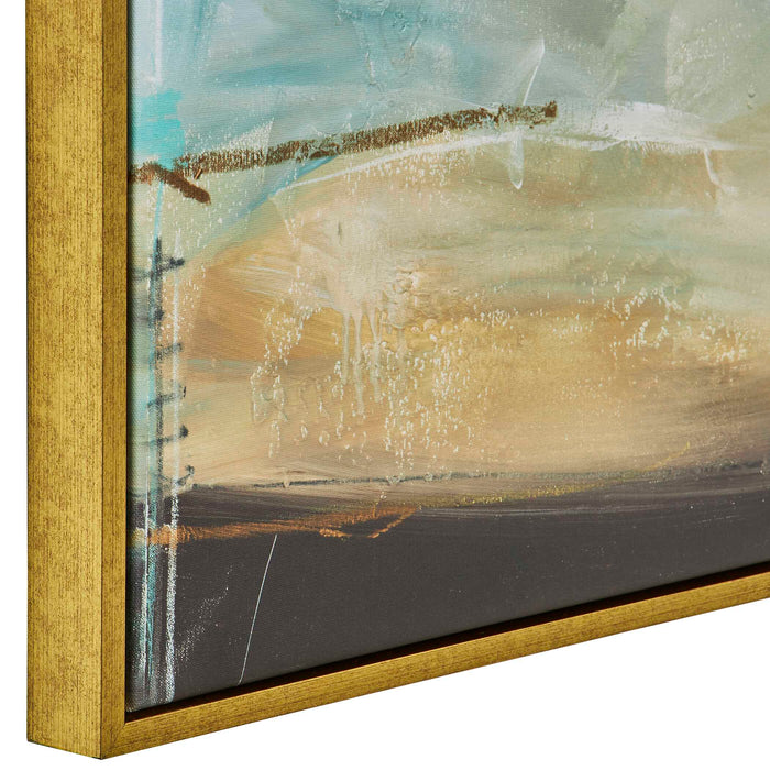 Painters High Abstract Art Gold-Mirrors/Pictures-Uttermost-Lighting Design Store