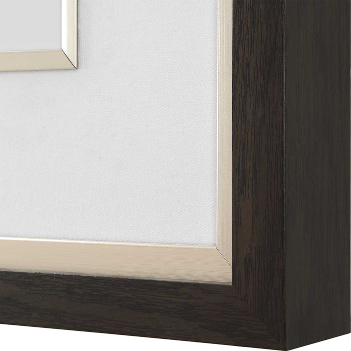 Delicate Flowers Framed Prints, S/2 Dark Wood Grain-Mirrors/Pictures-Uttermost-Lighting Design Store