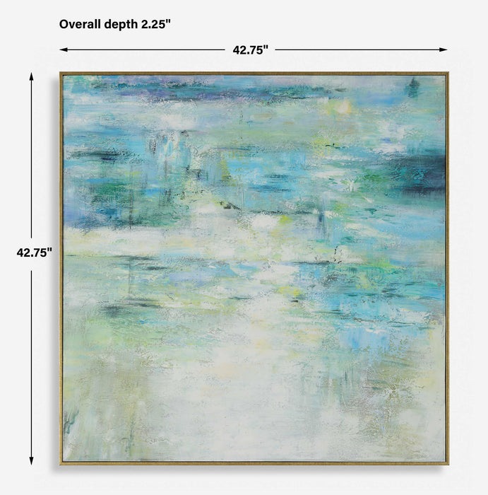 Blissful Wall Art Antique Gold-Lamps-Uttermost-Lighting Design Store