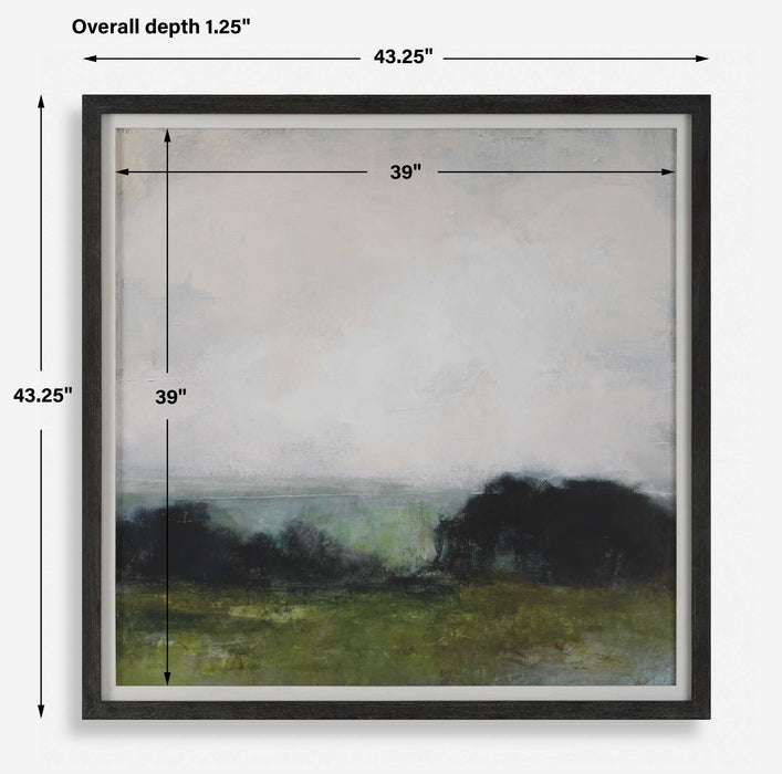 First View Framed Print Black Wood-Mirrors/Pictures-Uttermost-Lighting Design Store