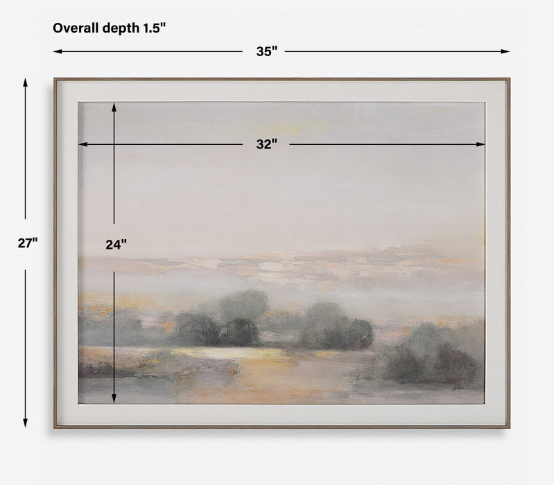 Atmospheric Neutral Landscape Print Light Gray-Mirrors/Pictures-Uttermost-Lighting Design Store