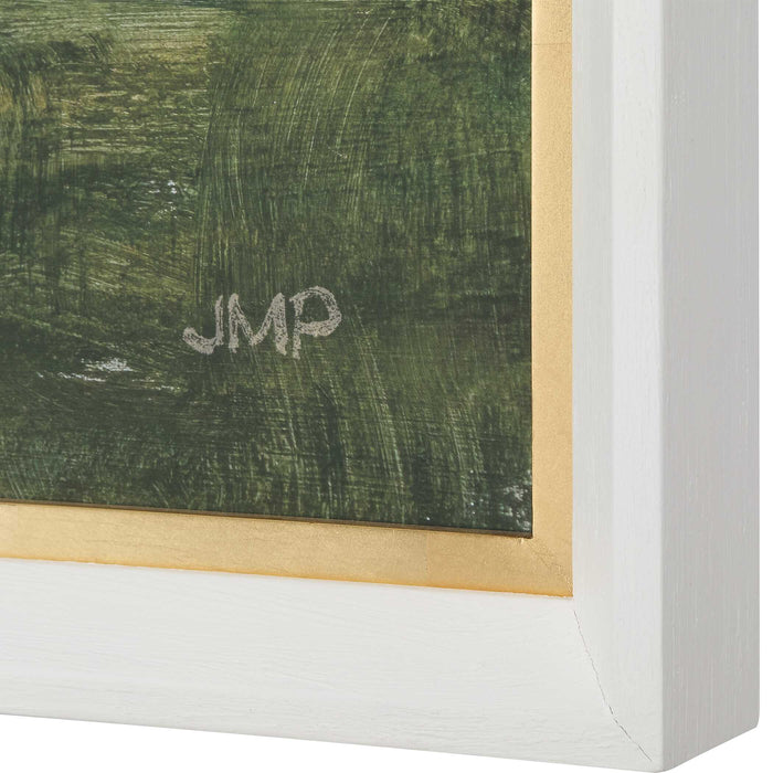 The Path Of The Water Framed Print White Wood-Mirrors/Pictures-Uttermost-Lighting Design Store