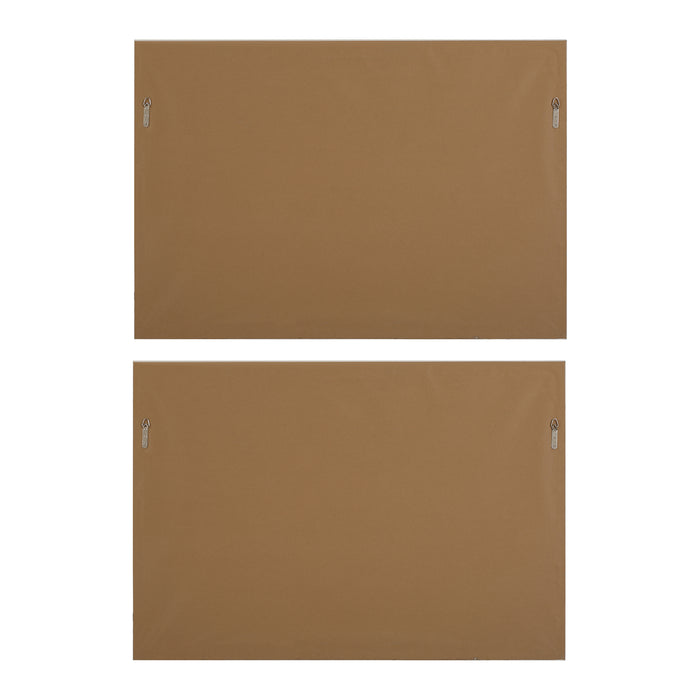 Metropolitan Rush Wall Art Brushed Champagne Silver-Mirrors/Pictures-Uttermost-Lighting Design Store