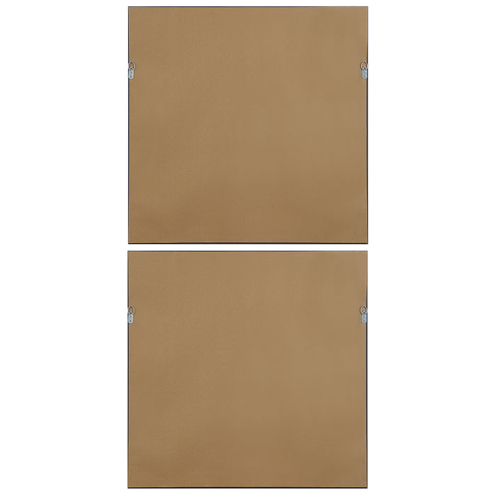 Soft Sage Landscape Prints Set/2 Brushed Champagne Gold-Mirrors/Pictures-Uttermost-Lighting Design Store