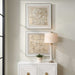 Unpredictable Hand Canvases Set/2 Brushed Champagne Gold-Mirrors/Pictures-Uttermost-Lighting Design Store
