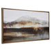 Splash Of Land Framed Canvas Solid Wood-Mirrors/Pictures-Uttermost-Lighting Design Store