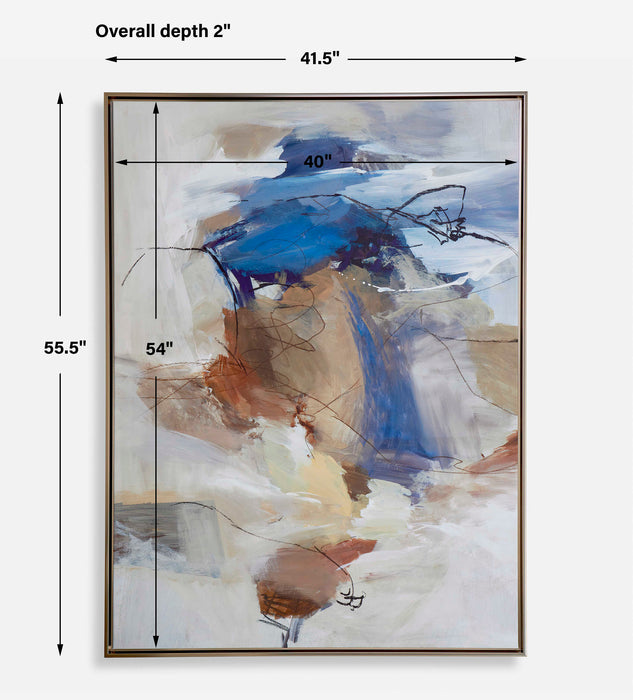 Subtle Nuances Wall Art Solid Wood-Mirrors/Pictures-Uttermost-Lighting Design Store