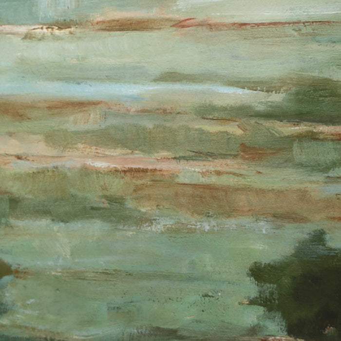 Warm Framed Print Natural Oak Veneer-Mirrors/Pictures-Uttermost-Lighting Design Store