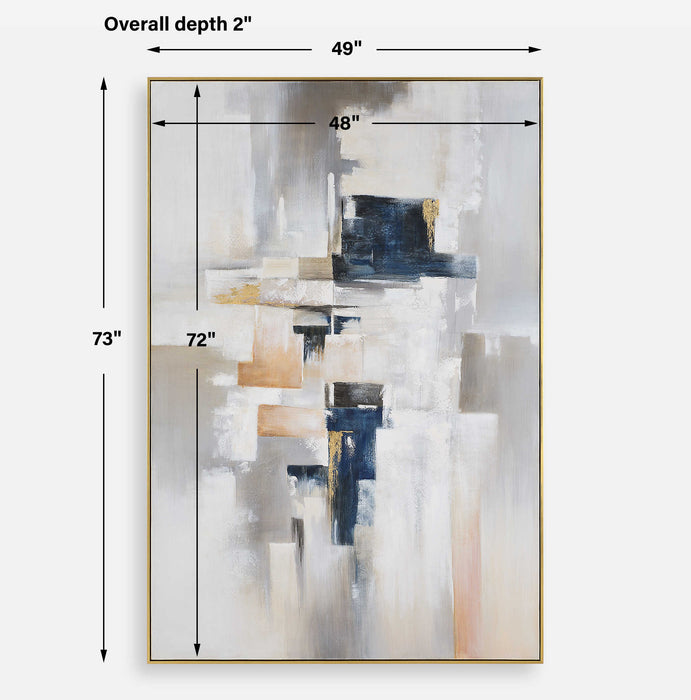 Waterfront Wall Art Gold-Mirrors/Pictures-Uttermost-Lighting Design Store