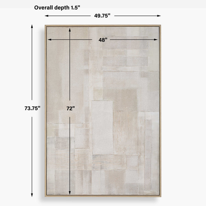 Erase Wall Art Light Oak-Mirrors/Pictures-Uttermost-Lighting Design Store