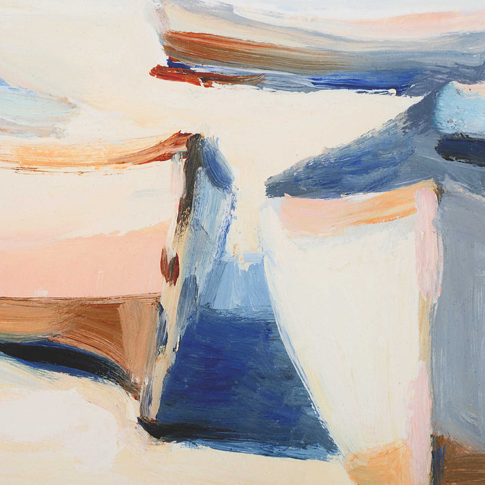 Beached Boats Framed Print Pine Wood-Mirrors/Pictures-Uttermost-Lighting Design Store