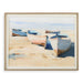 Beached Boats Framed Print Pine Wood-Mirrors/Pictures-Uttermost-Lighting Design Store