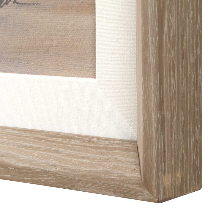 Haze Framed Print Gray Washed Pine-Home Accents-Uttermost-Lighting Design Store