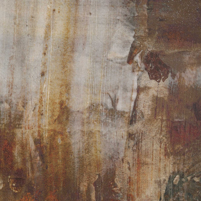 Molten Patina Framed Canvases, Set/2 Light Oak-Home Accents-Uttermost-Lighting Design Store