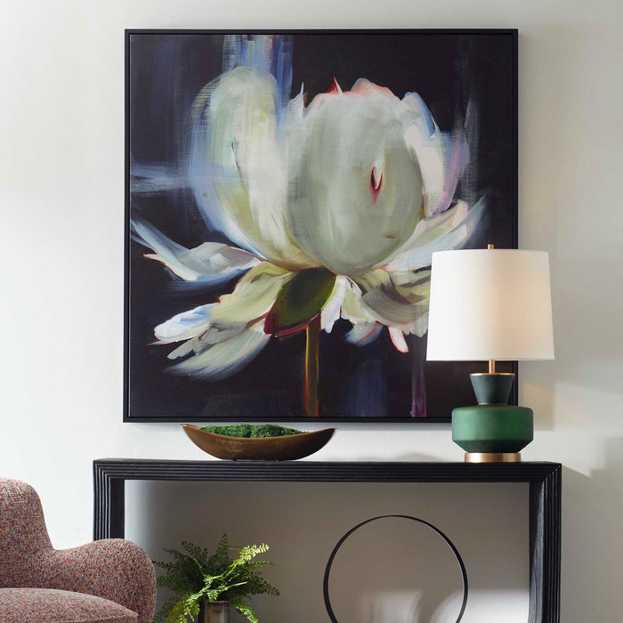 Peony Wall Art Black-Mirrors/Pictures-Uttermost-Lighting Design Store