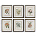 Orchid Framed Prints Set/6-Home Accents-Uttermost-Lighting Design Store